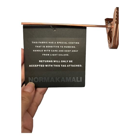 Norma Kamali Oversized Single Breasted Jacket Reflective Stretch Gray Size M/38 - Picture 8 of 14